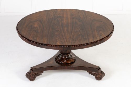 19TH CENTURY SCOTTISH REGENCY ROSEWOOD CENTRE TABLE - ADDITIONAL PHOTO 12