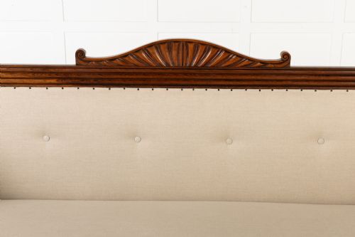 LARGE 19TH CENTURY ENGLISH REGENCY ROSEWOOD SOFA - ADDITIONAL PHOTO 2