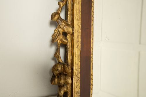 LARGE 18TH CENTURY ENGLISH WALNUT AND GILT MIRROR - ADDITIONAL PHOTO 4