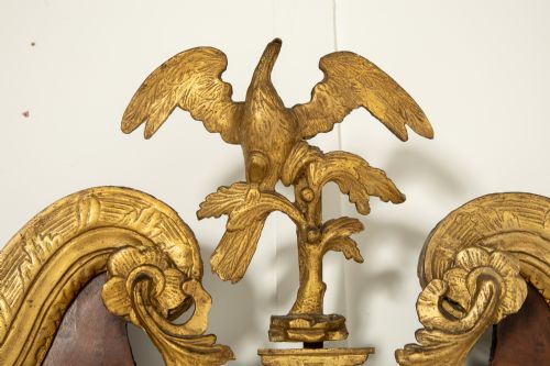 LARGE 18TH CENTURY ENGLISH WALNUT AND GILT MIRROR - ADDITIONAL PHOTO 7