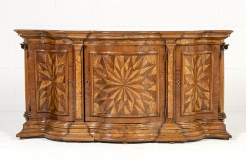 19TH CENTURY ITALIAN WALNUT SIDE CABINET