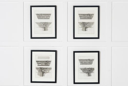 set of four 19th century framed engravings - CATEGORY: ANTIQUE ART - DATED 19TH CENTURY
