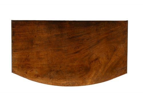 19TH CENTURY MAHOGANY ENGLISH REGENCY BOW FRONTED CHEST OF DRAWERS - ADDITIONAL PHOTO 5