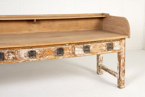 LARGE 19TH CENTURY FRENCH PINE BAKERS TABLE - ADDITIONAL PHOTO 5