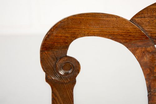 PAIR OF 18TH CENTURY ASH SIDE CHAIRS - ADDITIONAL PHOTO 1