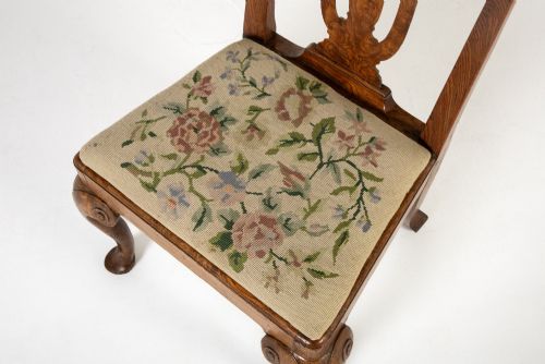 PAIR OF 18TH CENTURY ASH SIDE CHAIRS - ADDITIONAL PHOTO 4