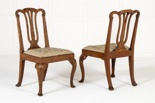 PAIR OF 18TH CENTURY ASH SIDE CHAIRS - ADDITIONAL PHOTO 7