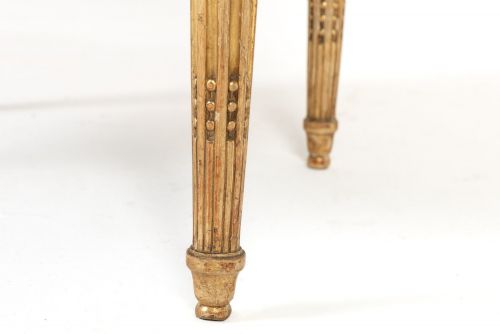 SET OF FOUR 19TH CENTURY FRENCH GILTWOOD ARMCHAIRS - ADDITIONAL PHOTO 8