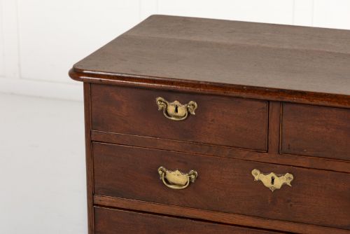 18TH CENTURY ENGLISH WALNUT CHEST OF DRAWERS - ADDITIONAL PHOTO 1
