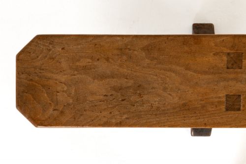 PAIR OF 19TH CENTURY FRENCH HALL BENCHES - ADDITIONAL PHOTO 7