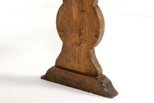 PAIR OF 19TH CENTURY FRENCH HALL BENCHES - ADDITIONAL PHOTO 10