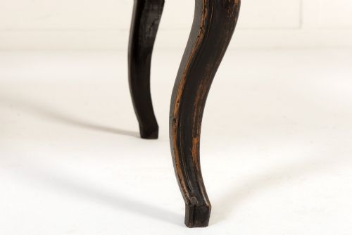 18TH CENTURY ITALIAN EBONISED SOFA - ADDITIONAL PHOTO 5