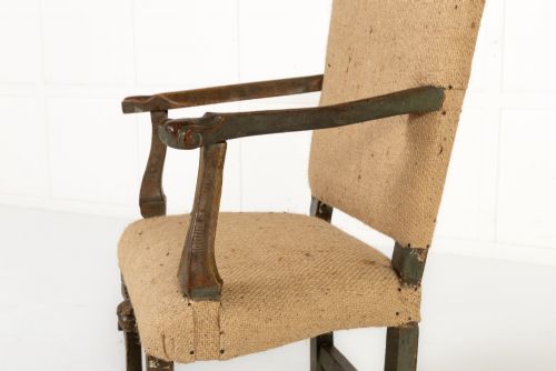 17TH CENTURY ITALIAN ARMCHAIR - ADDITIONAL PHOTO 2