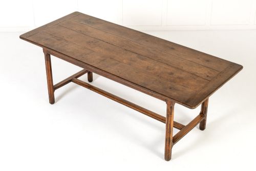 18TH CENTURY ENGLISH GEORGE III OAK FARMHOUSE TABLE