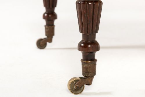 PAIR OF 19TH CENTURY FRENCH ROSEWOOD LIBRARY ARMCHAIRS - ADDITIONAL PHOTO 6