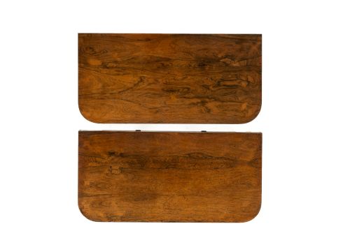 PAIR OF 19TH CENTURY ENGLISH REGENCY ROSEWOOD CARD TABLES - ADDITIONAL PHOTO 2
