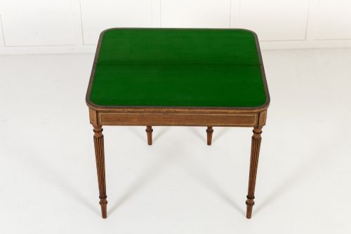 PAIR OF 19TH CENTURY ENGLISH REGENCY ROSEWOOD CARD TABLES - ADDITIONAL PHOTO 5
