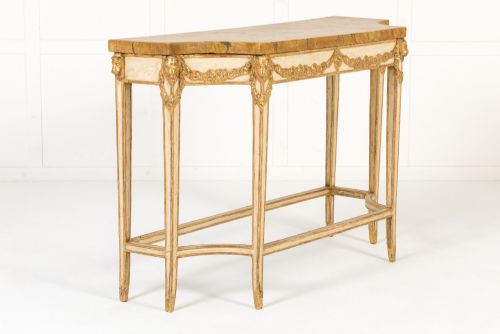 19TH CENTURY ITALIAN PAINT AND GILT CONSOLE TABLE - ADDITIONAL PHOTO 2