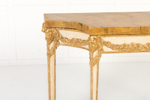 19TH CENTURY ITALIAN PAINT AND GILT CONSOLE TABLE - ADDITIONAL PHOTO 3