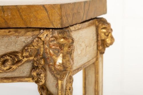 19TH CENTURY ITALIAN PAINT AND GILT CONSOLE TABLE - ADDITIONAL PHOTO 6