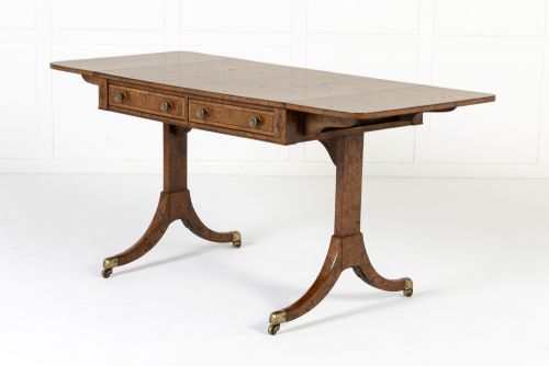 19th Century English Elm Sofa Table