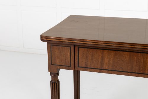 19th Century English Regency Mahogany Serving Table