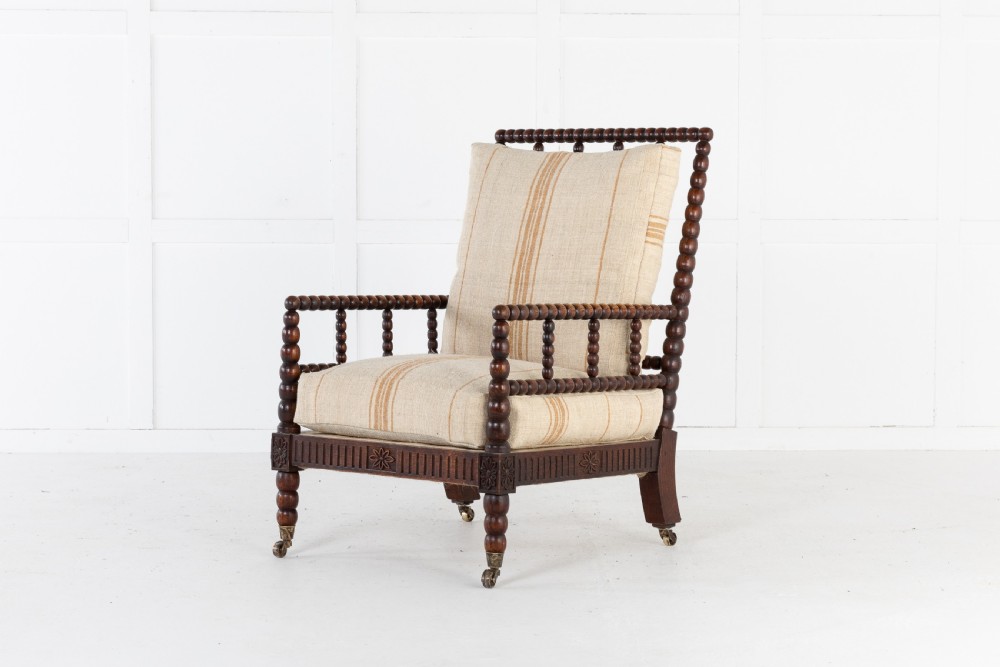 Regency Oak Bobbin Turned Chair