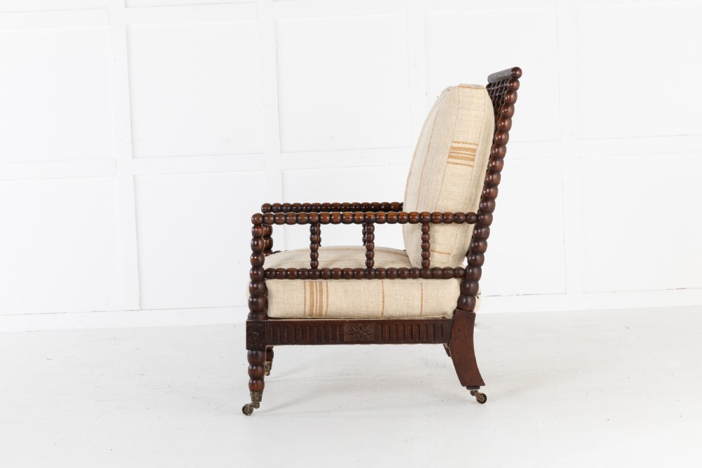 Regency Oak Bobbin Turned Chair View II
