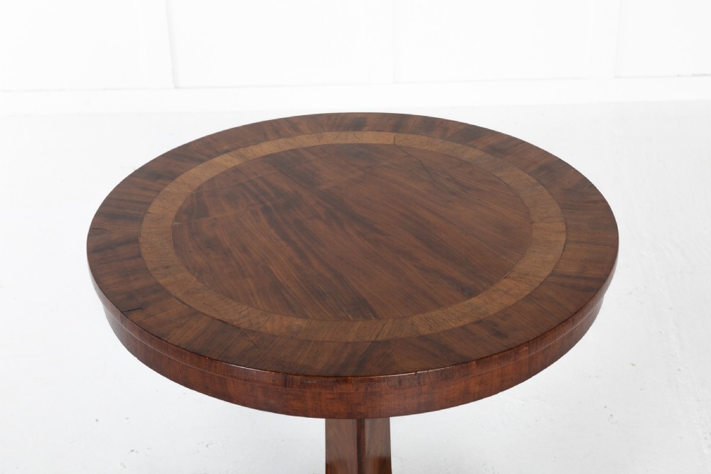 19th Century English Regency Mahogany Lamp Table View II