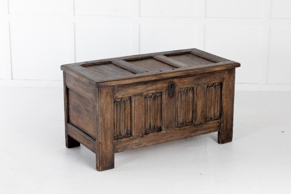 Early 18th Century Linen Trunk