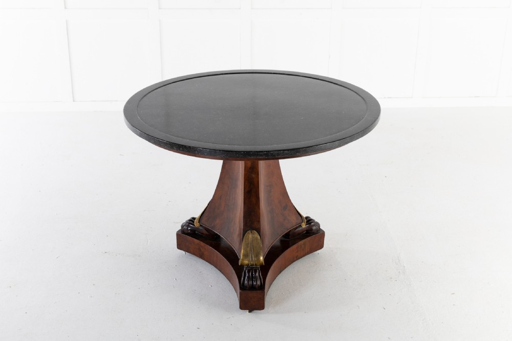 19th Century French Gueridon with Marble Top View V