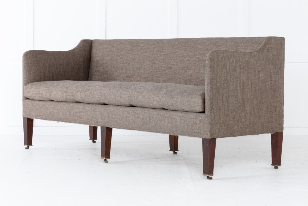 English 19th Century Mahogany Sofa
