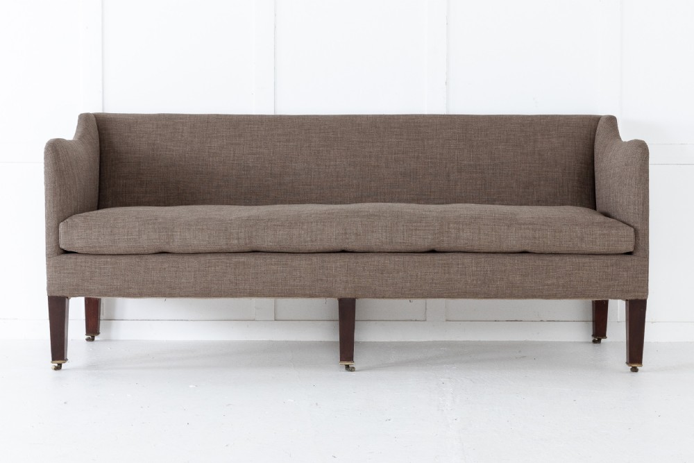 English 19th Century Mahogany Sofa View II