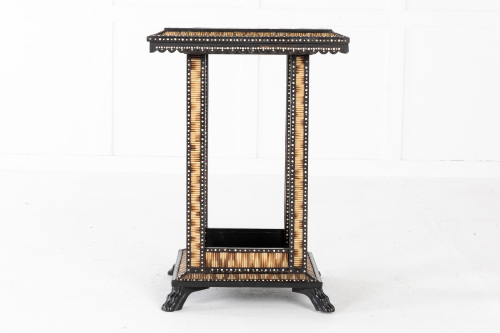 Matched Pair of Late 19th Century Ceylonese Porcupine Occasional Tables View VII