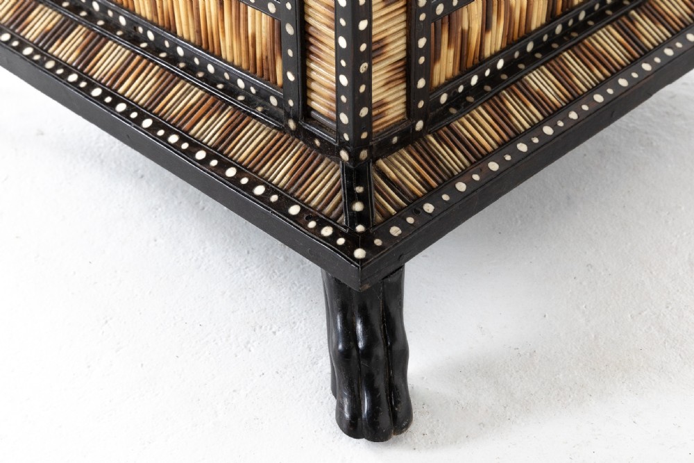 Matched Pair of Late 19th Century Ceylonese Porcupine Occasional Tables View XI