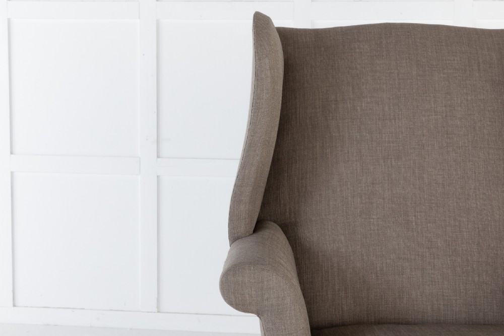 George III Mahogany Wing Chair View VI