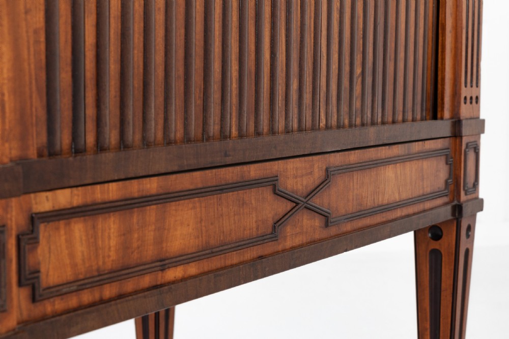 18th Century Dutch Tambour Cabinet View VI
