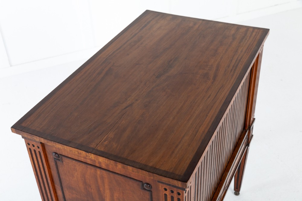 18th Century Dutch Tambour Cabinet View VII
