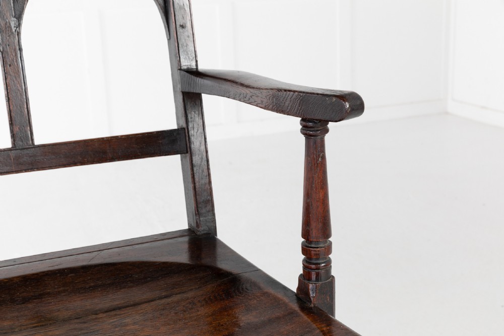 Pair of Early 19th Century English Oak Chairs View V