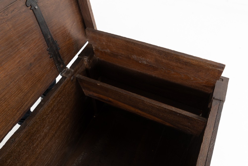 Large 18th Century Dutch Oak Coffer View V
