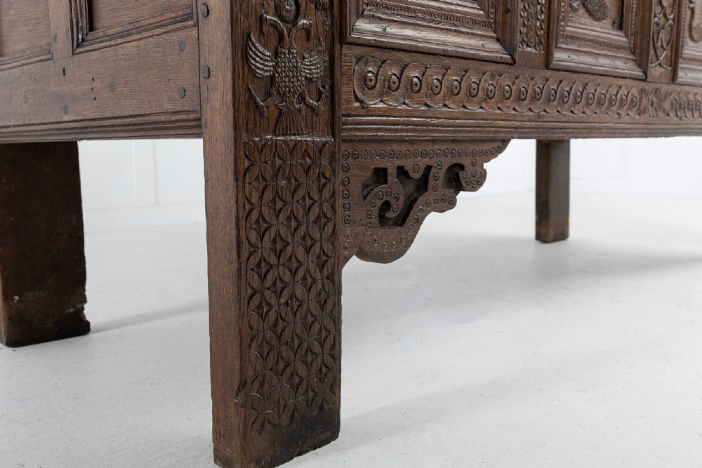 Large 18th Century Dutch Oak Coffer View VIII