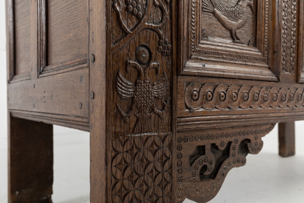 Large 18th Century Dutch Oak Coffer View IX