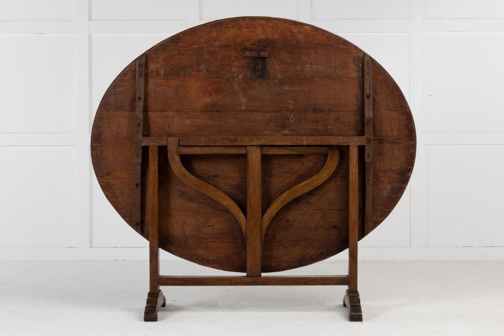 Large 19th Century French Vendange Table View III