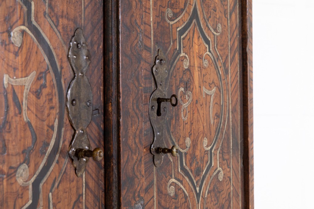 18th Century Austrian Painted Cabinet View II