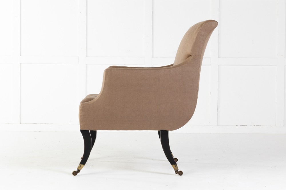 Regency Sabre Leg Library Chair View III
