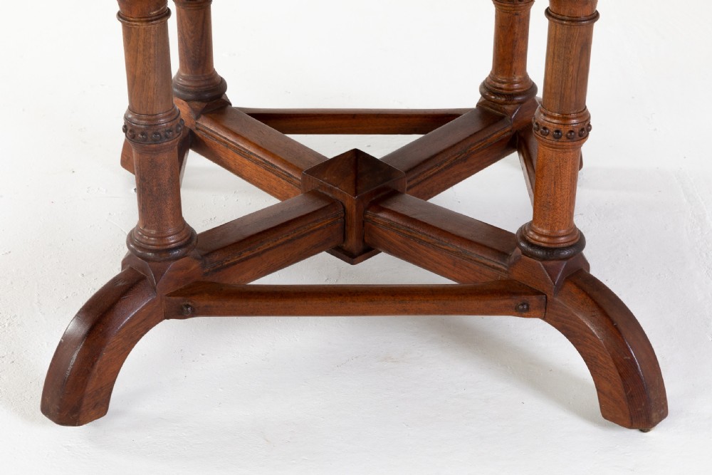 19th Century Oak Octagonal Table by Howard & Sons View II