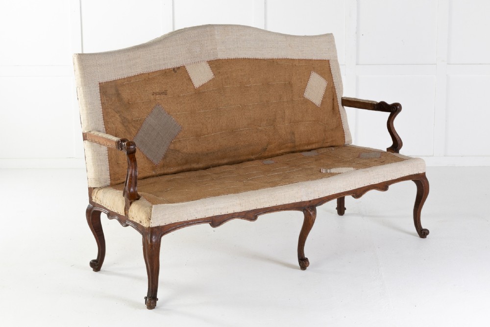 18th Century Italian Walnut Sofa