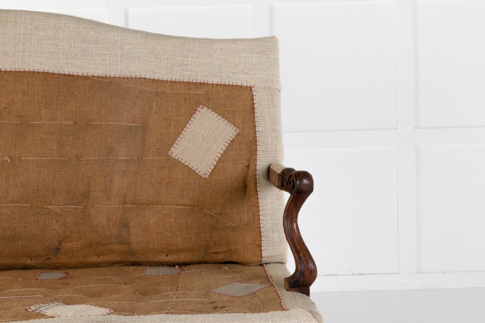 18th Century Italian Walnut Sofa View III