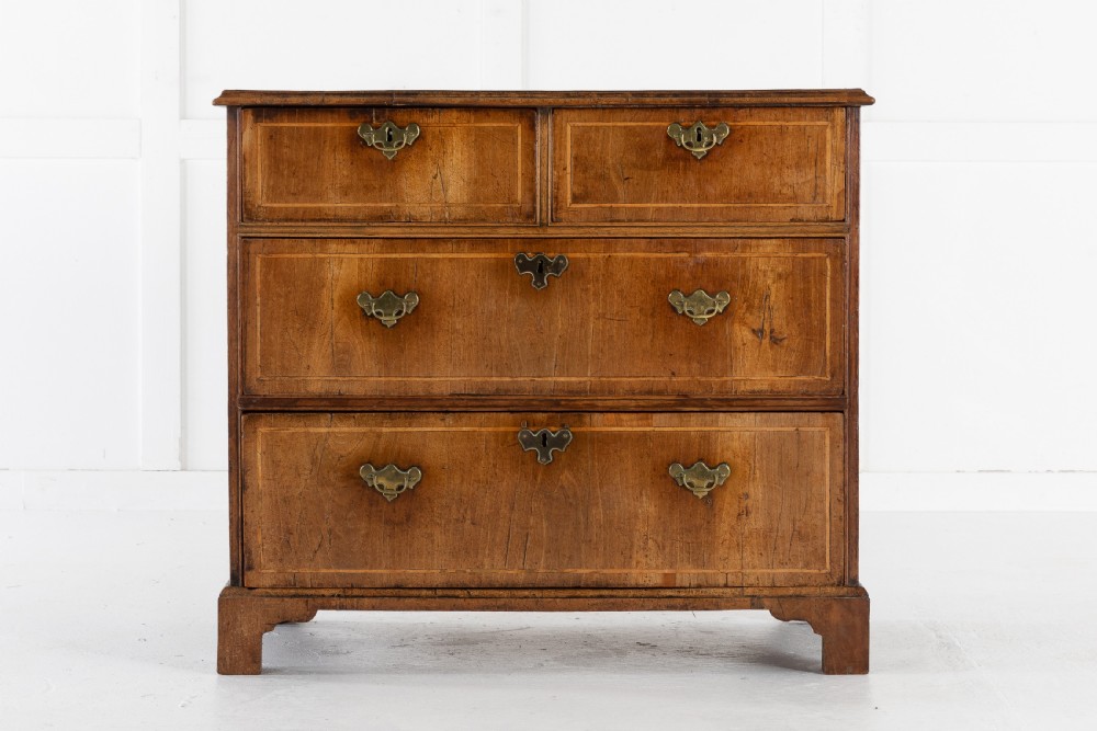 18th Century George I Walnut Chest of Drawers