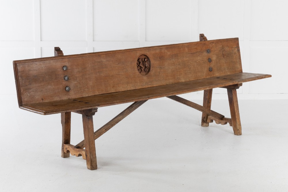 Pair of Early 18th Century Spanish Benches View III